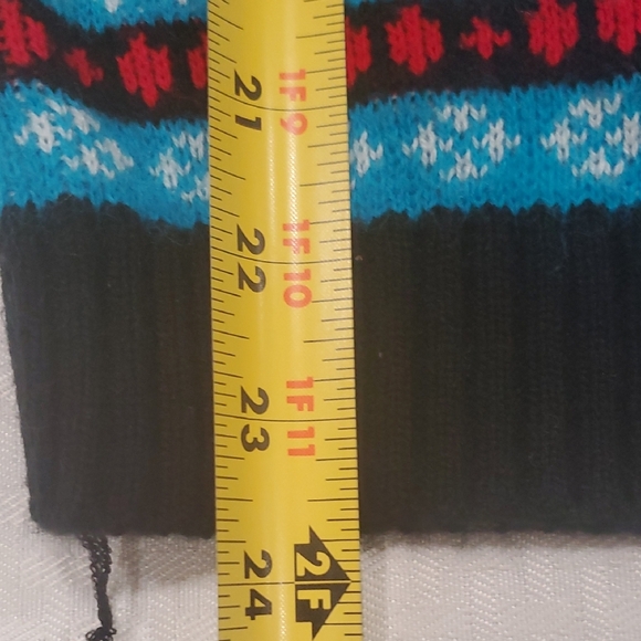 Vtg Glamour Knit Vibrant Multicolor Crewneck Sweater - Picture 8 of 11